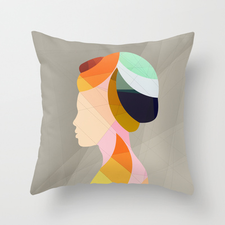 On & On Throw Pillow