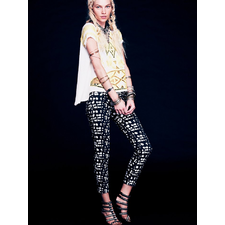 Eunina Printed Ankle Skinny at Free People Clothing Boutique